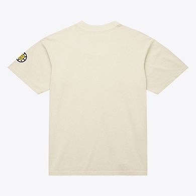 Unisex Mitchell & Ness Cream Boston Bruins Arched Team T-Shirt