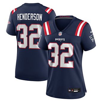 Women's Nike TreVeyon Henderson Navy New England Patriots Game Jersey