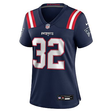Women's Nike TreVeyon Henderson Navy New England Patriots Game Jersey