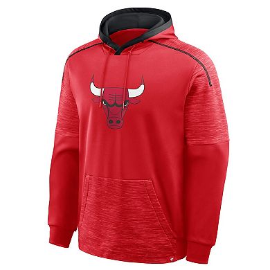 Men's Fanatics Red Chicago Bulls Pick & Roll Defender Pullover Hoodie