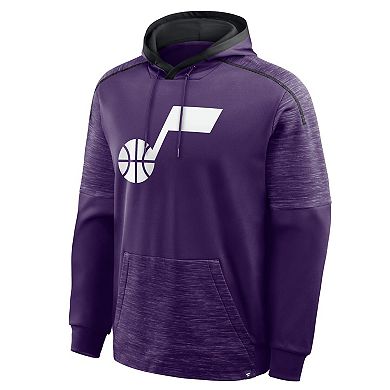 Men's Fanatics Purple Utah Jazz Pick & Roll Defender Pullover Hoodie