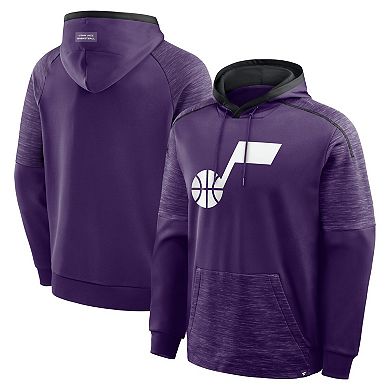 Men's Fanatics Purple Utah Jazz Pick & Roll Defender Pullover Hoodie