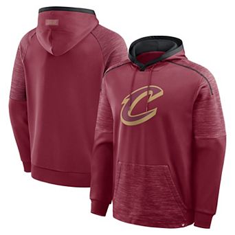 Men's Fanatics Wine Cleveland Cavaliers Pick & Roll Defender Pullover Hoodie