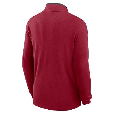 Men's Nike Cardinal Stanford Cardinal Courtside Victory Dri-FIT Half-Zip Pullover
