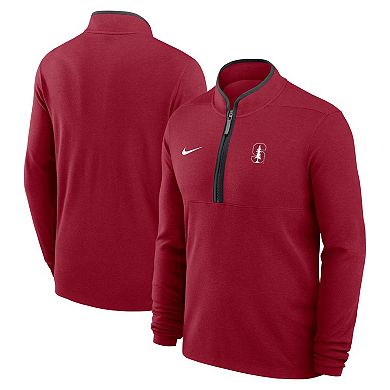 Men's Nike Cardinal Stanford Cardinal Courtside Victory Dri-FIT Half-Zip Pullover