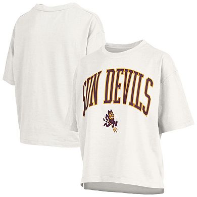 Women's Pressbox White Arizona State Sun Devils Nelson T-Shirt