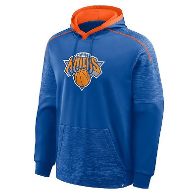 Men's Fanatics Blue New York Knicks Pick & Roll Defender Pullover Hoodie