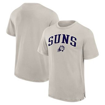 Men's Fanatics Cream Phoenix Suns Crossover Collection Pull Up Jumper Shot Premium T-Shirt