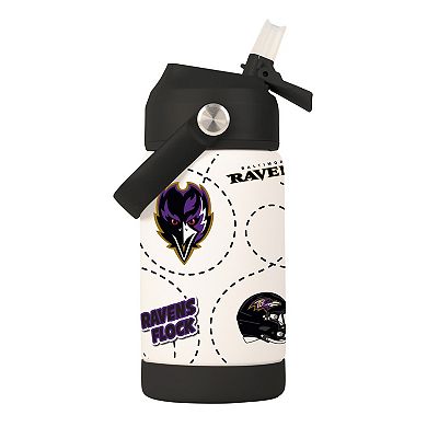 Logo Brands Baltimore Ravens 12oz. Mascot Bottle