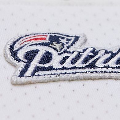 Men's Mitchell & Ness Tom Brady White New England Patriots 2000 Big & Tall Legacy Replica Jersey