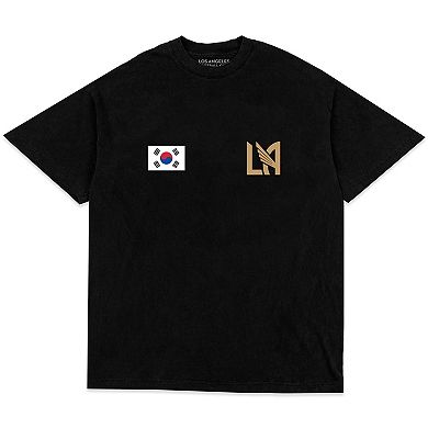 Men's Sworn to Us Son Heung-Min Black LAFC Circle T-Shirt