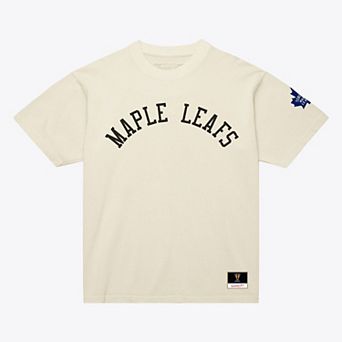 Unisex Mitchell & Ness Cream Toronto Maple Leafs Arched Team T-Shirt