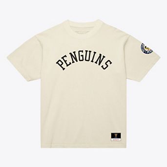 Unisex Mitchell & Ness Cream Pittsburgh Penguins Arched Team T-Shirt