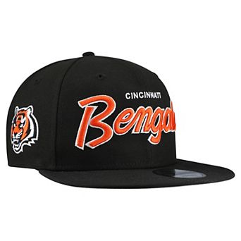 Men's New Era Kelly Green Cincinnati Bengals Main Script 9FIFTY Snapback Hat