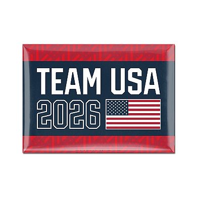 WinCraft Team USA 2026 Winter Olympics Vinyl Fridge Magnet