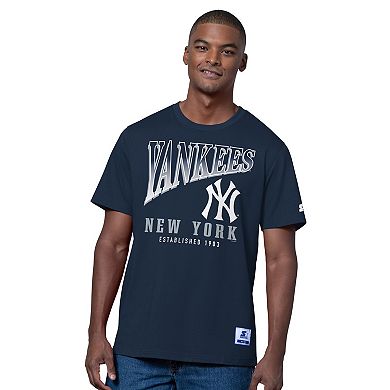 Men's Starter Navy/Gray New York Yankees Two-Pack T-Shirt Set