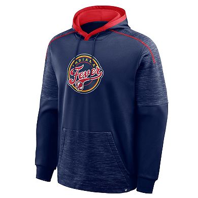 Men's Fanatics Navy Indiana Fever Pick & Roll Defender Pullover Hoodie