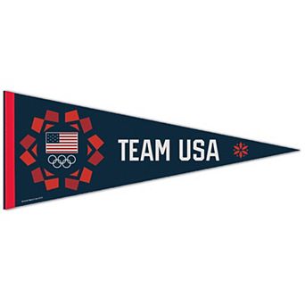 WinCraft Team USA Milano Cortina 2026 Winter Olympics 12'' x 30'' Premium Quality Pennant