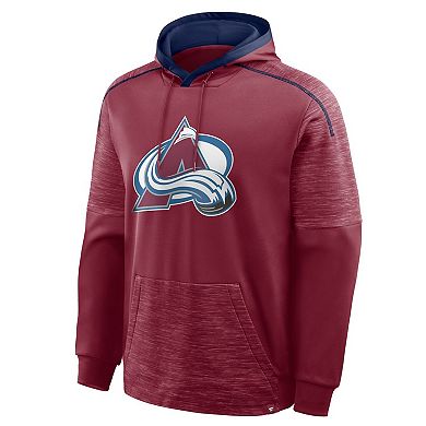 Men's Fanatics Burgundy Colorado Avalanche Goaltender Defender Pullover Hoodie