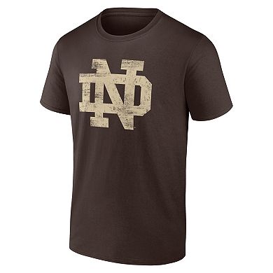 Men's Fanatics Brown Notre Dame Fighting Irish Express T-Shirt