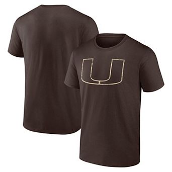 Men's Fanatics Brown Miami Hurricanes Express T-Shirt