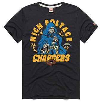 Unisex Homage Charcoal Los Angeles Chargers Star Wars x NFL Tri-Blend T-Shirt