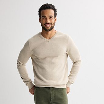 Men's Sonoma Goods For Life® Jersey V-Neck Sweater