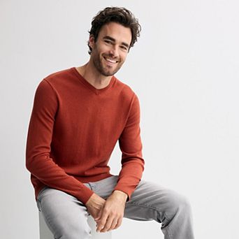 Men's Sonoma Goods For Life® Jersey V-Neck Sweater