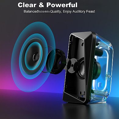 Pulsing LED Desk Lights with Multi-Function Control for Gaming and Ambient Atmosphere