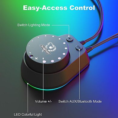 Pulsing LED Desk Lights with Multi-Function Control for Gaming and Ambient Atmosphere