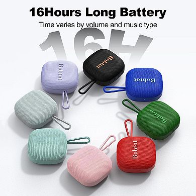 Portable Speakers Wireless Ipx7 Waterproof Mini Playtime Loud Stereo Sound Built-in Microphone Small