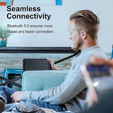 Touch Soundbox Touch Wireless With Sound Bass Ipx5 Waterproof Playtime Handsfree Office Home Outdoor