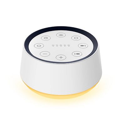 Night Light Light Brown Noise Sound Machine With Sounds Colors Night Light White Adults Sleep