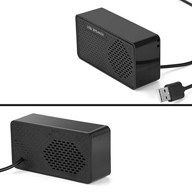 Computer Speakers Mini Sound Bars Laptop Stereo Plug Play Save Space Suitable Notebook Desktop