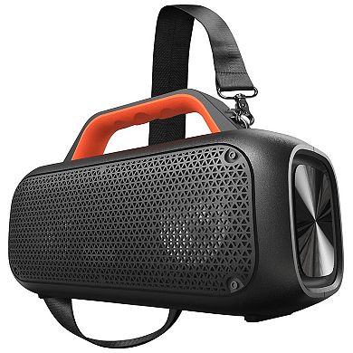 Boom Outdoor With Mighty Sound Deep Bass Playtime Usb-c Ipx6 Waterproof Portable Strap Camping Beach