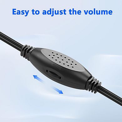 Mini Computer Desktop 3.5mm Input With Volume Control Stereo Type Small Speakers Laptop Phone
