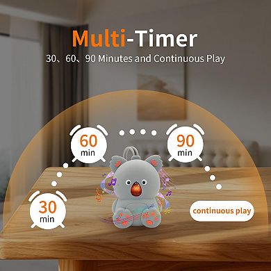 Sound Machine White Noise Portable Sounds Music Memory Function Sleep Timer Soother