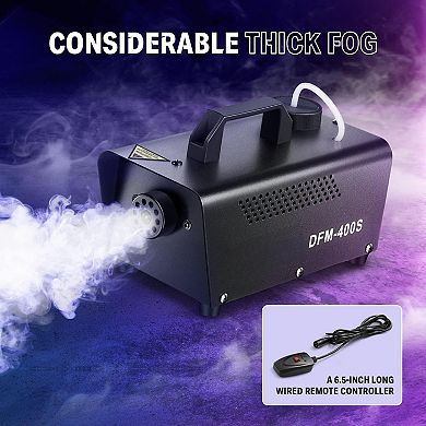 Machine Party Smoke Wired Remote Control Dfm-400s Stage Festival Christmas Thanksgiving Parties Show