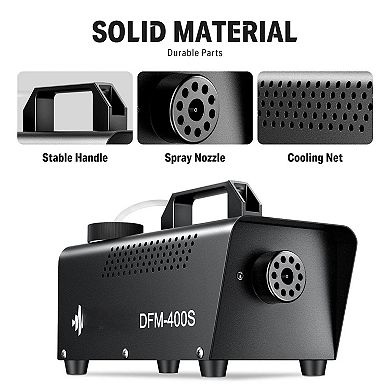 Machine Party Smoke Wired Remote Control Dfm-400s Stage Festival Christmas Thanksgiving Parties Show
