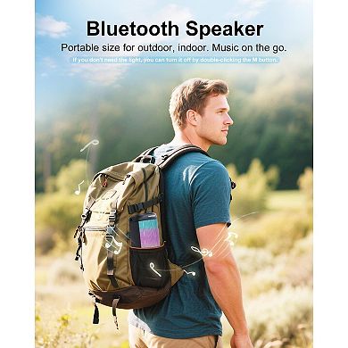 Light Portable Wireless Sound With Cool Lights Ipx4 Waterproof Pairing Bt5.3