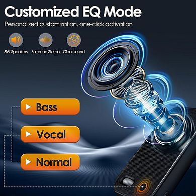 Light Smart Usb-a/usb-c Computer Speakers Desktop Wired Portable Mini Sound-bar Monitor With Stereo