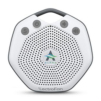 Bedroom Lectrofan Alpha Portable Sleep Machine Rechargeable White Noise Seat More Non-looping Sounds