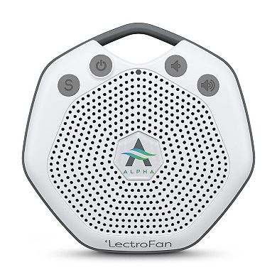 Bedroom Lectrofan Alpha Portable Sleep Machine Rechargeable White Noise Seat More Non-looping Sounds