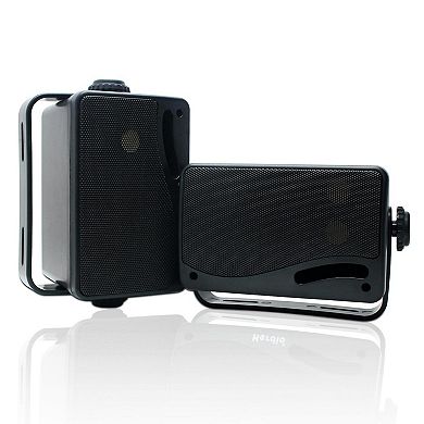 Outdoor Speakers Wired Waterproof Upgrade Wall Mount Durable Mountable Loud Sound System Patio