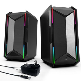 Computer Speakers Music Gaming Adapter Desktop Laptop Modes Headphone Port Type-c Computer Speakers