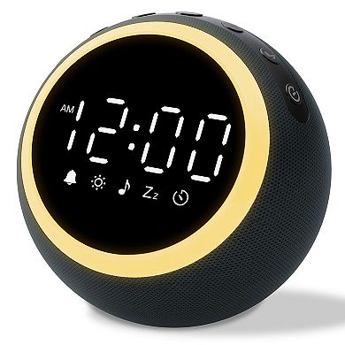 Alarm Bedroom Clock White Noise Machine Adults Sleeping: Alarm Clock With Sounds Soft Wake-up
