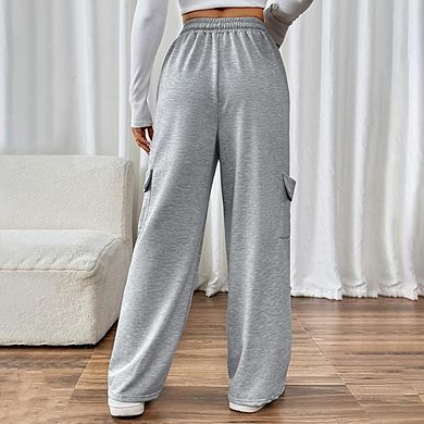 Women's Casual Loose Drawstring Wide Leg Pants