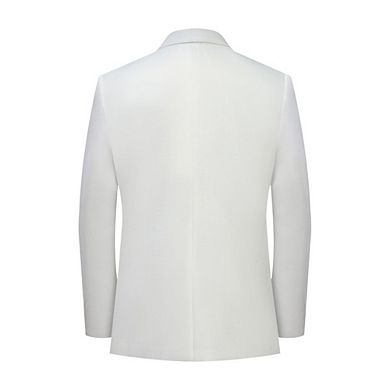 Elie Balleh Mens Slim Fit Solid Blazer Sports Coat