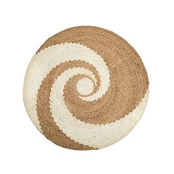 Jute SPIRAL PATTERN Round Mat