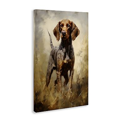 Stupell Home Decor Alert Hunting Dog Wall Art